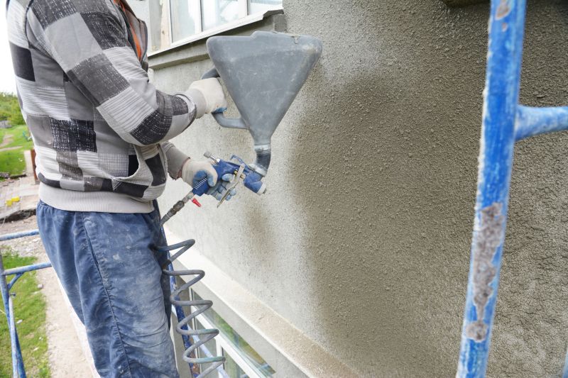 Summer Stucco Application